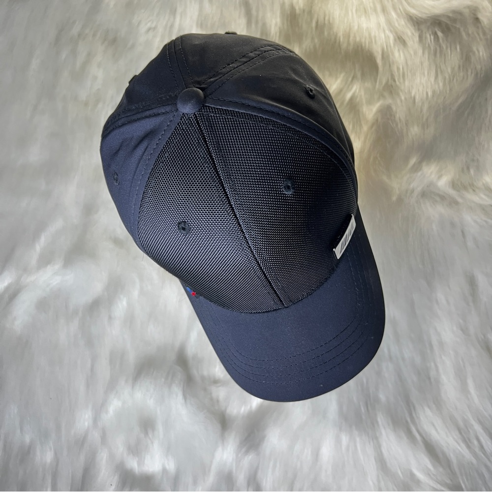 BMW Limited Edition M Racing Metallic Black Silver Logo Ball Cap Flexfit Hat NEW - Picture 12 of 16
